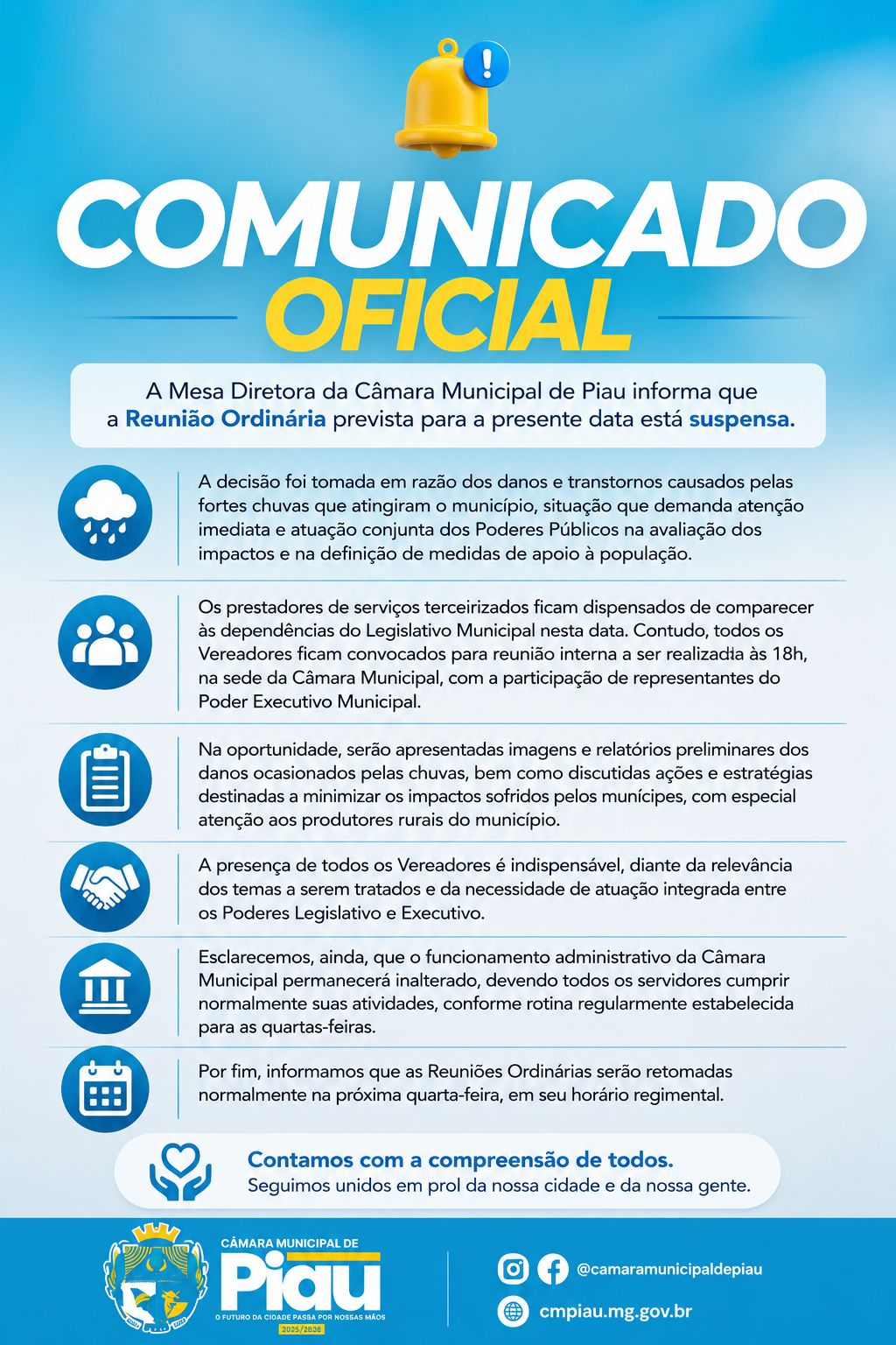 COMUNICADO OFICIAL